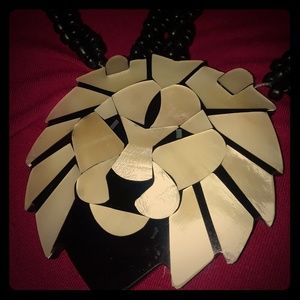 VtG Leo/Lion albacore and balsa wood Necklace